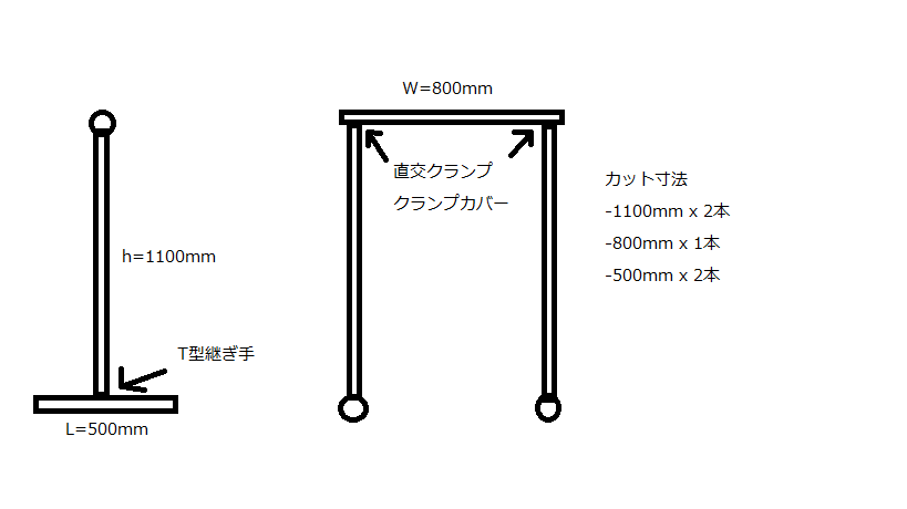 ディップスバーの自作！おすすめ理由と作り方【組立図有り】: 糖質オフ x 自重筋トレ